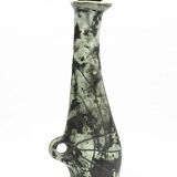 Carafe and its 3 liqueur glasses in glazed ceramic by Jacques Blin