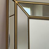 Beaded mirror design deknudt Belgium 1970