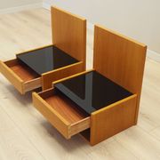 Set of hanging bedside cabinets, Danish design, 1960s, designer: Hans J. Wegner, manufacturer: Getam