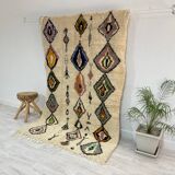 Handmade Moroccan Berber carpet 220 x 150 CM