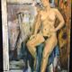 Oil painting on canvas signed Kazuko Toyokawa