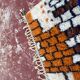 Contemporary multicoloured Berber rug in wool – 300 x 200 cm