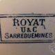 Set of 8 old plates