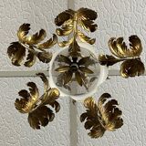 Gilded brass chandelier from the 1920s-1930s