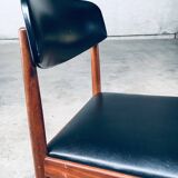 Mid-Century Dutch Design Dining Chairs, 1960s, Set of 4