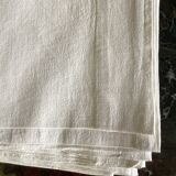 Old single sheet in cotton / linen dimension: 290 x 230 cm-
