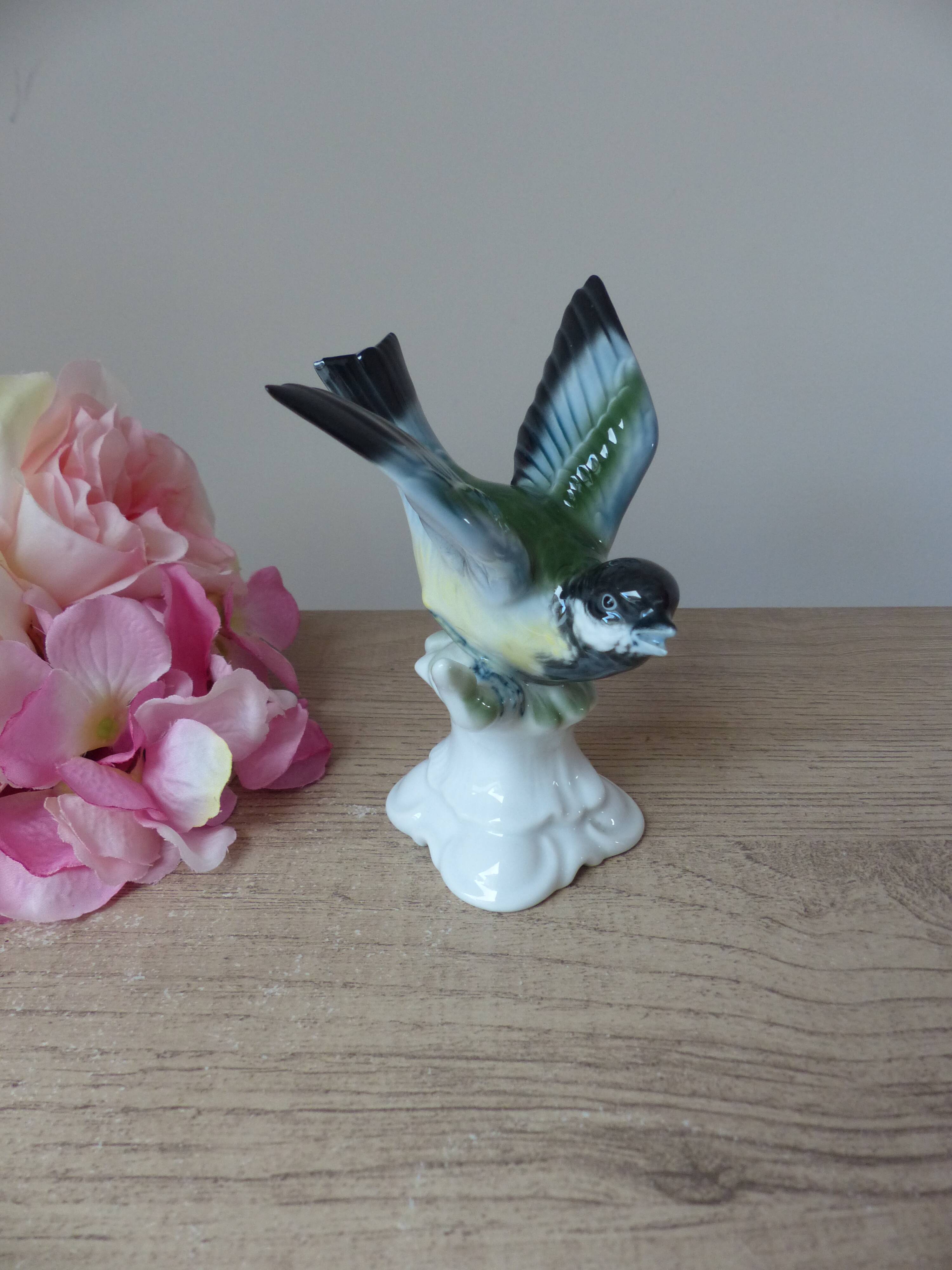 German porcelain titmouse, Gerold Porzellan Bavaria Western Germany