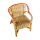 Rattan and wicker children's chair