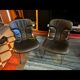 2 chaises Willy Rizzo pour Cidue