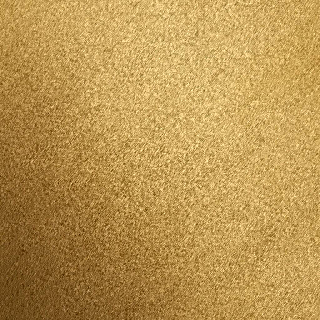 Table d'appoint arquée en laiton brossé – fabriquée à la main par Veliento