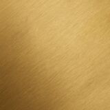 Table d'appoint arquée en laiton brossé – fabriquée à la main par Veliento