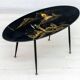Table basse décor chinois peint, années 1960