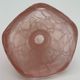 Pink vintage cotton pot in cracked glass paste Marcel Franck