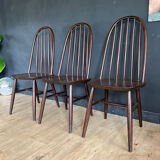 Trois chaises vintage