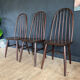 Trois chaises vintage