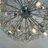 XL Chrome "Sputnik" chandelier