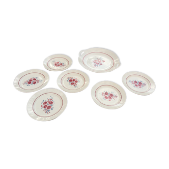 Cake service and 6 plates Badonville