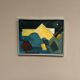 Swedish Oil on Canvas – “Abstract Composition” – Dated 1966 – Vintage