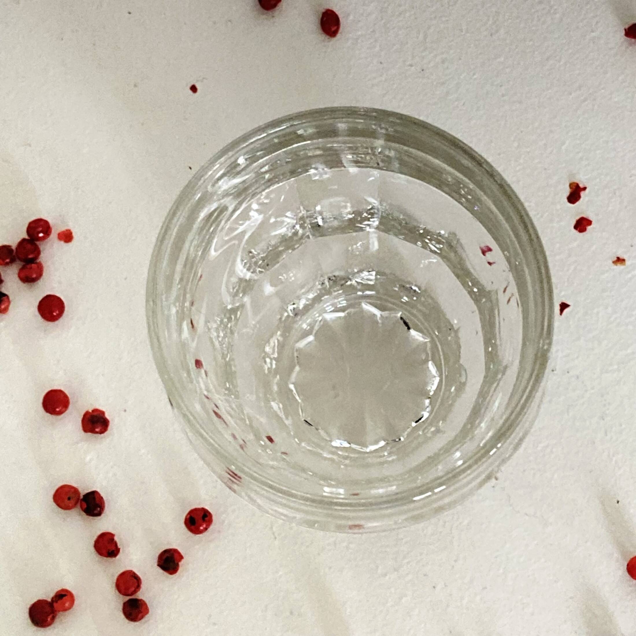 Set of 6 old bistro glasses, tableware