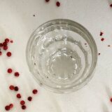 Set of 6 old bistro glasses, tableware