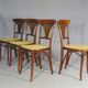 Set of 6 caned chairs, Thonet No. 221, circa 1910