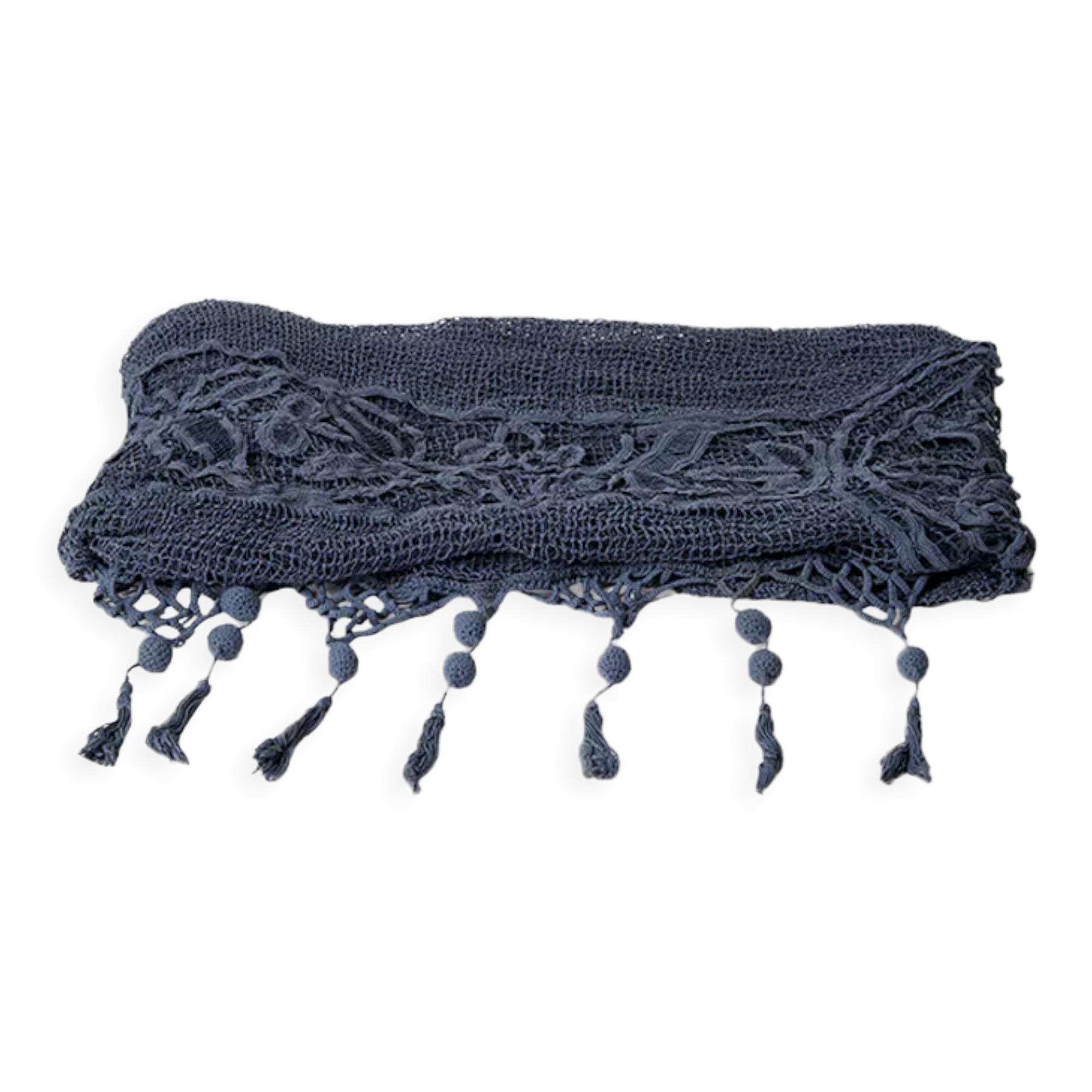 Mesh bedspread - carbon