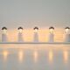 Vintage Space Age Domino Wall Lamp in White from Targetti Sarkey, 1970s