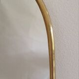 Set of 3 organic mirrors in golden brass 100% handmade