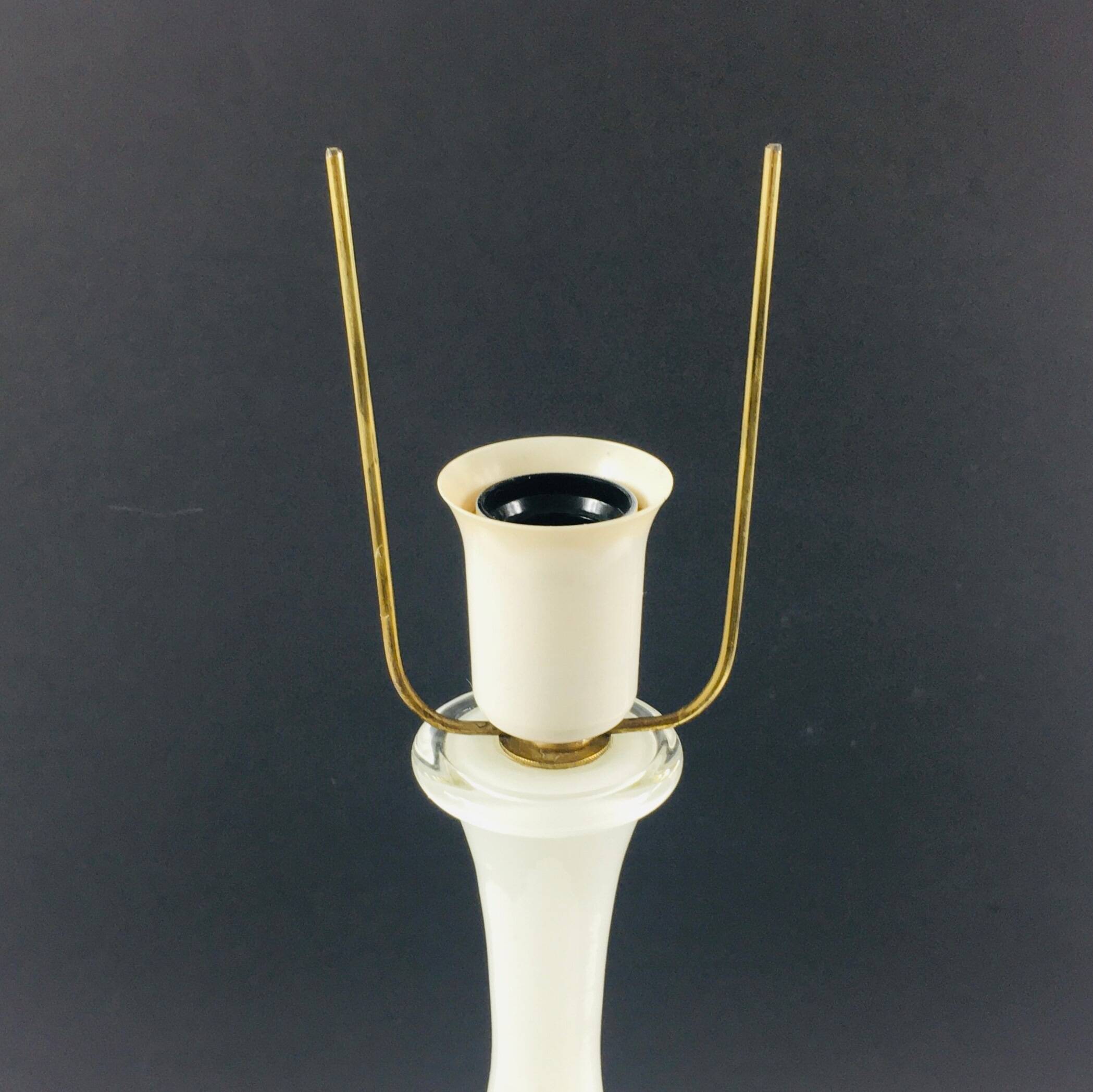 Large Mid Century Murano Glass Table Lamp From Barovier & Toso, Italy, 1960s