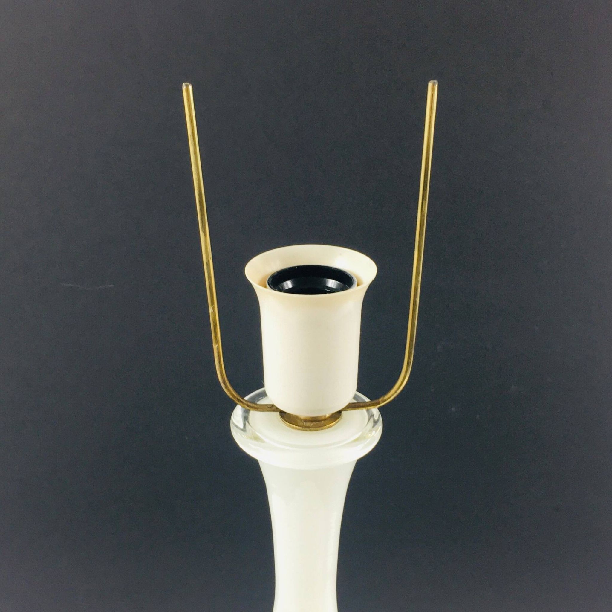 Large Mid Century Murano Glass Table Lamp From Barovier & Toso, Italy, 1960s
