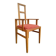 Vintage light oak armchair