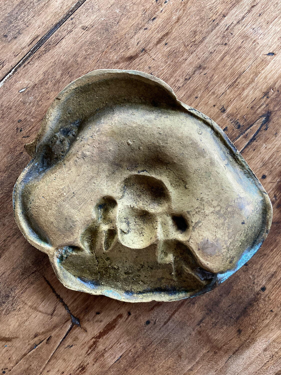 Ashtray brass musketeer dartagnan vintage