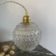 Vintage glass globe lamp
