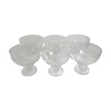 6 cups champagne English House Thomas WEBB Crystal