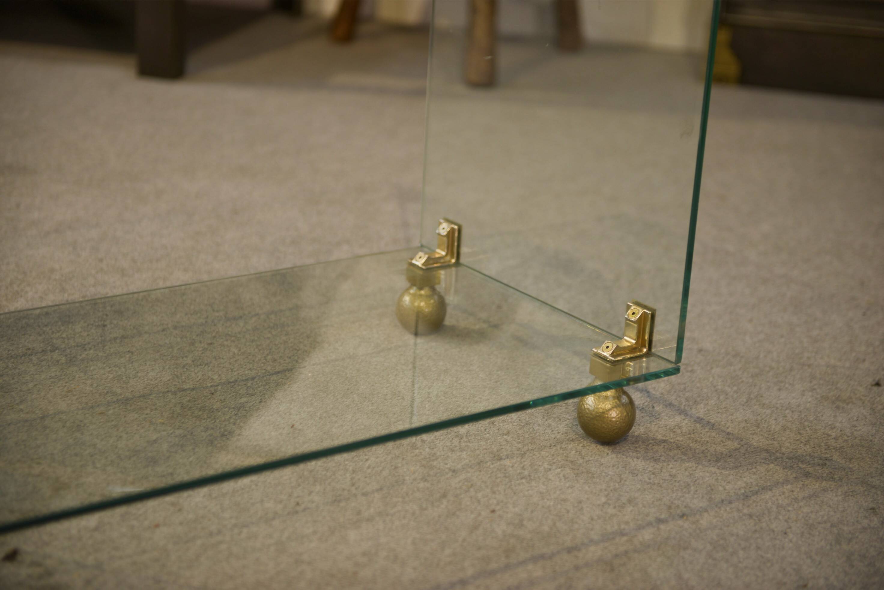 Glass coffee table by Roche Bobois 1960s