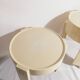 Set of 3 trundle tables 70s