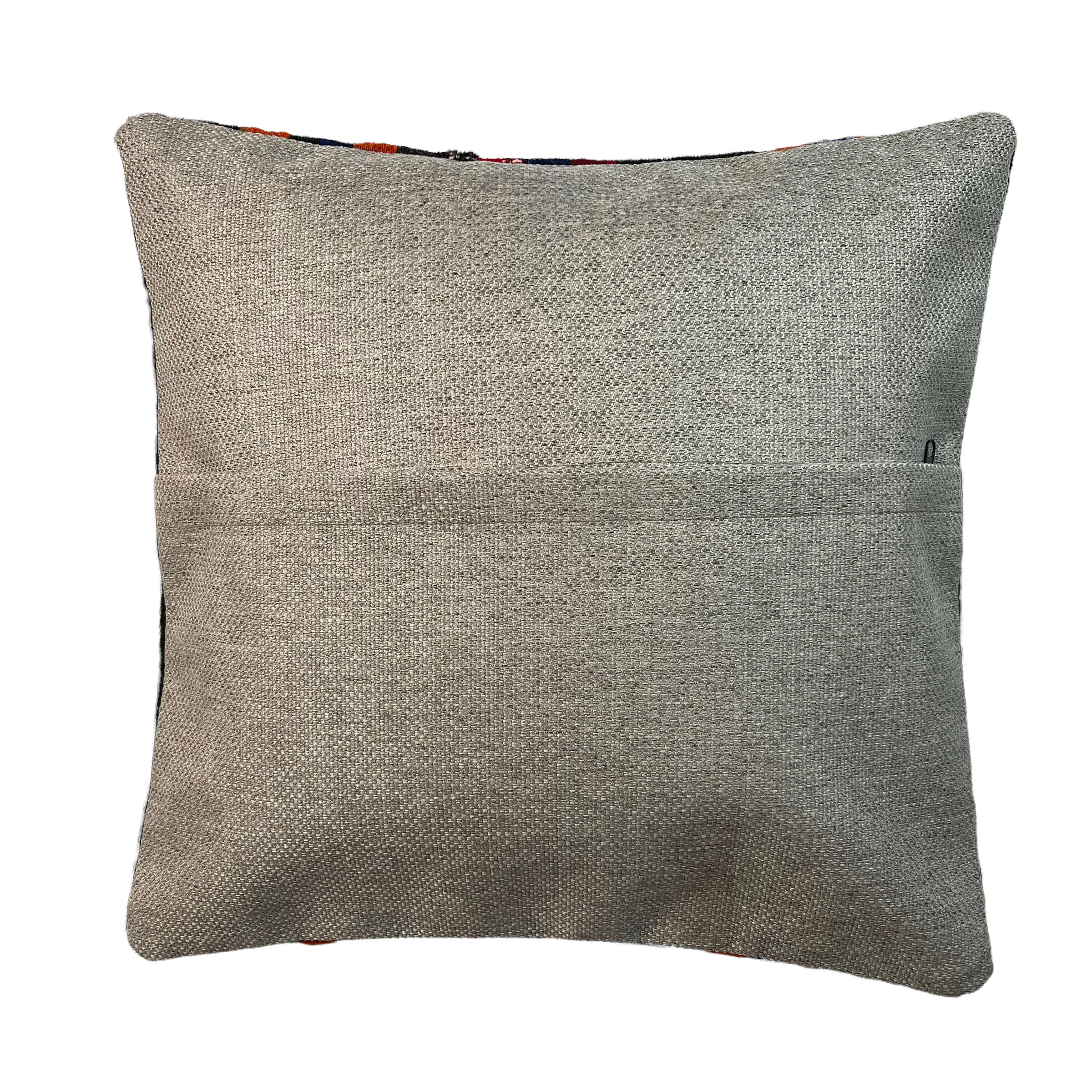 Housse de coussin kilim turc vintage, 40 x 40 cm