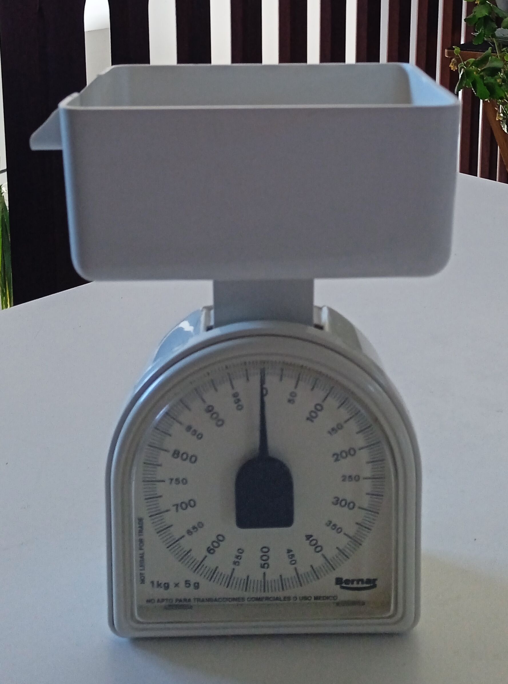 Vintage mechanical household scale