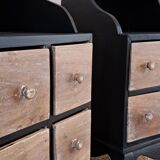 Pair of stylish bedside tables