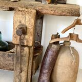 Old wooden workbench