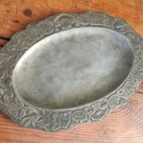 Old pewter dish