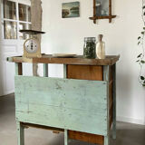 Mint-colored workshop furniture