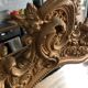 Gilded mirror with pediment XIXth century, 86x136