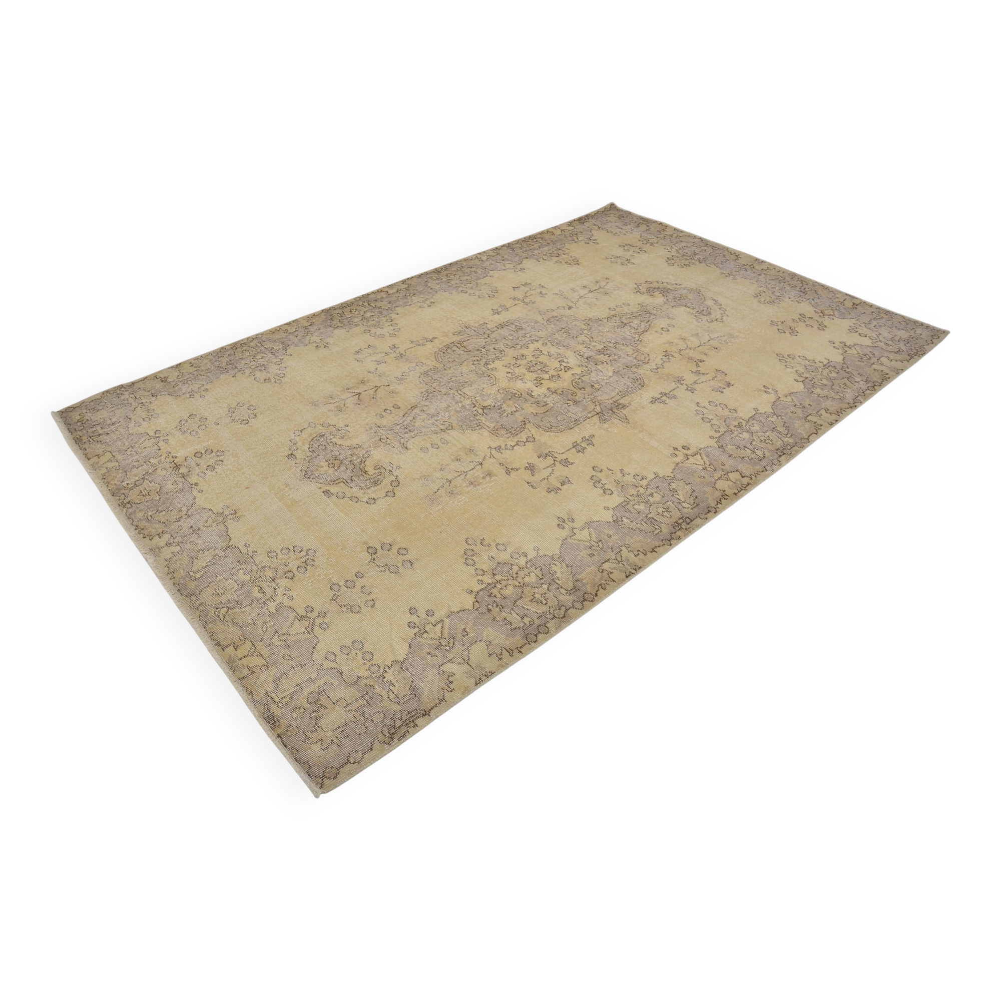 Vintage Oushak Beige Rug sku 2251
