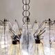 Mid-Century Murano Glass Chandelier "Polyhedr" by Carlo Scarpa for Venini, Italy, 1960s