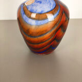 Large Vintage Pop Art Opaline Florence Vase Design 1970s, Italy