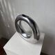 Round aluminium loop vase