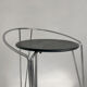 Bar stool half moon design Pascal Mourgue from the 80's