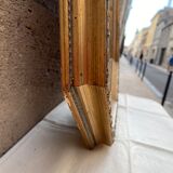 Octagonal Golden Mirror  43x68cm