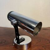 Space age chrome wall light spot from the 80s
